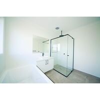 Rectangle Mirror in Bathroom polished edges 